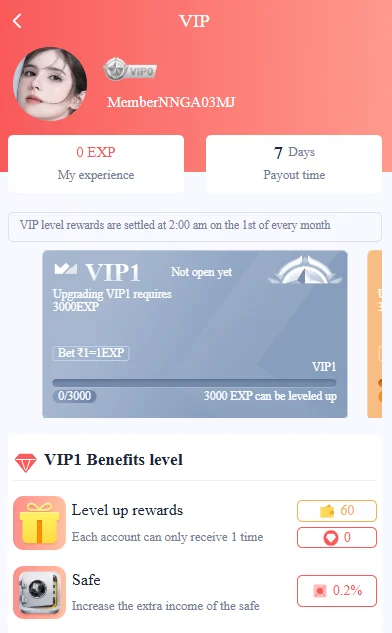 Daman Game VIP privileges